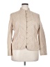 Marks & Spencer Chevron-herringbone Ivory Blazer Size 20 - photo 1