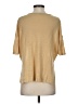Skull Cashmere 100% Linen Gold Pullover Sweater Size S - photo 2