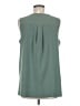 Stylus Green Sleeveless Blouse Size L - photo 2