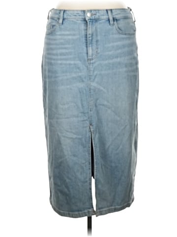 Lands' End Denim Skirt (view 1)