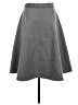 HD in Paris Solid Gray Casual Skirt Size M - photo 2