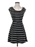 Candie's Chevron-herringbone Black Casual Dress Size XS - photo 1
