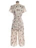 One Clothing Print Ivory Jumpsuit Size S - photo 2