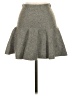 Shaci Solid Gray Casual Skirt Size S - photo 1
