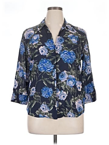 L'Agence 3/4 Sleeve Blouse (view 1)