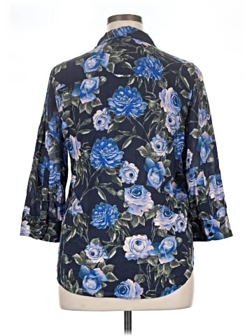 L'Agence 3/4 Sleeve Blouse (view 2)