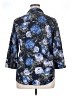 L'Agence 100% Viscose Floral Blue 3/4 Sleeve Blouse Size XL (4) - photo 2