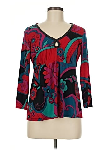 Bisou Bisou 3/4 Sleeve Blouse (view 1)