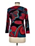 Bisou Bisou Teal 3/4 Sleeve Blouse Size M - photo 2