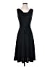Express 100% Polyester Solid Black Casual Dress Size S - photo 1