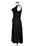 Express 100% Polyester Solid Black Casual Dress Size S - photo 5