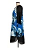 DKNYC 100% Polyester Print Blue Casual Dress Size 6 - photo 5