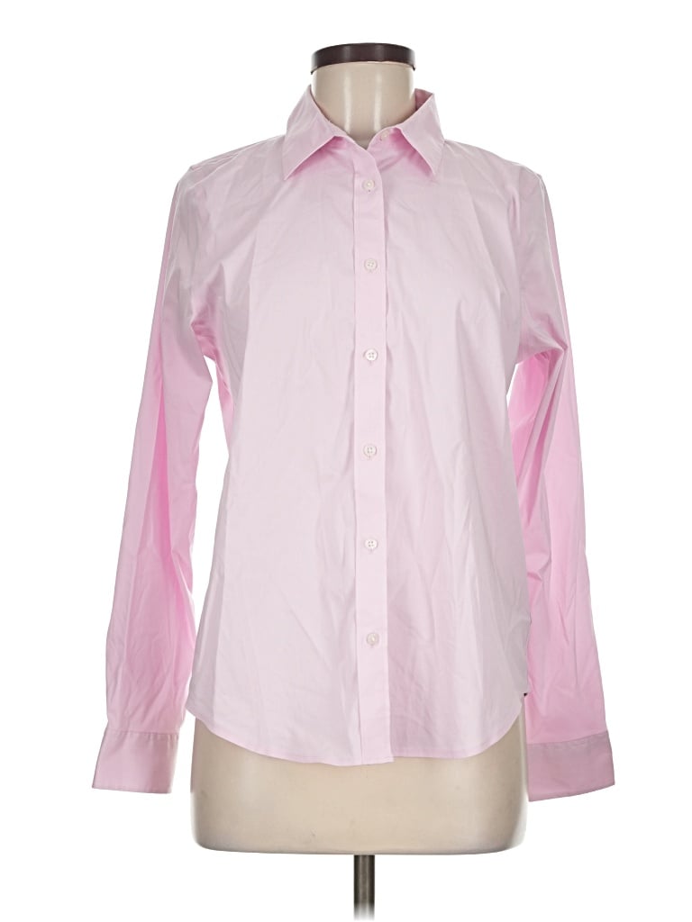 Pre-owned Untuckit Long Sleeve Button Down Shirt In Pink