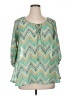 Jolie Teal 3/4 Sleeve Blouse Size XL (estimated) - photo 1