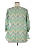 Jolie Teal 3/4 Sleeve Blouse Size XL (estimated) - photo 2