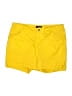 Lee Solid Yellow Shorts Size 16 - photo 1