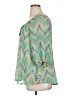 Jolie Teal 3/4 Sleeve Blouse Size XL (estimated) - photo 5