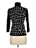 Carlisle Houndstooth Black Turtleneck Sweater Size M - photo 2