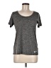 Nike 100% Polyester Gray Active T-Shirt Size M - photo 1