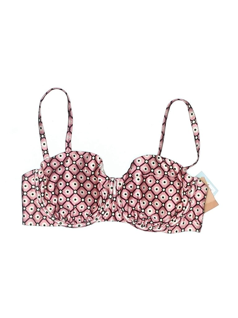 Shade & Shore Swimsuit Top Burgundy Swimwear