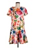 CeCe Floral Orange Casual Dress Size 6 - photo 1
