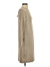 Unbranded Solid Tan Casual Dress Size S - photo 4