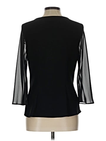 S.L. Fashions 3/4 Sleeve Top (view 2)