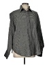Massimo Dutti Houndstooth Black Long Sleeve Button-Down Shirt Size L - photo 1