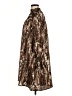 THML 100% Polyester Animal Print Brown Casual Dress Size M - photo 5