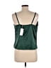 Simplee 100% Polyester Green Sleeveless Blouse Size L - photo 2