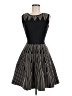 Sandro 100% Polyamide Stripes Black Cocktail Dress Size Med (2) - photo 1
