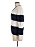 Venus 100% Cotton Color Block Blue Pullover Sweater Size M - photo 5