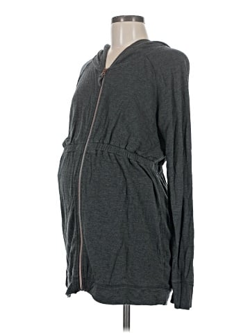 Isabel Maternity Zip Up Hoodie (view 1)