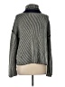 Theory Stripes Gray Turtleneck Sweater Size L - photo 1