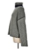 Theory Stripes Gray Turtleneck Sweater Size L - photo 5