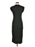 Alya Solid Gray Casual Dress Size M - photo 2