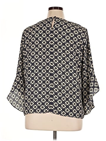 Black Label by Evan Picone 3/4 Sleeve Blouse (view 2)