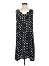 Ann Taylor LOFT 100% Polyester Polka Dots Black Casual Dress Size S - photo 1