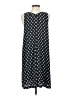 Ann Taylor LOFT 100% Polyester Polka Dots Black Casual Dress Size S - photo 2