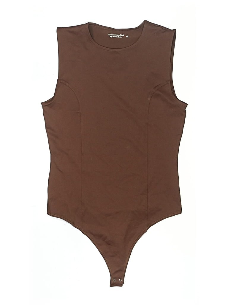 Abercrombie & Fitch Bodysuit In Brown