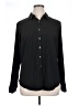 A New Day 100% Polyester Solid Black Long Sleeve Blouse Size XL - photo 1