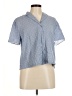 Oysho Blue Short Sleeve Blouse Size M - photo 1