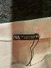 Zara 100% Polyester Solid Gray Ivory Casual Skirt Size S - photo 4