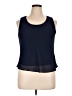 Miss Dorby 100% Polyester Blue Sleeveless Top Size 16 - photo 1