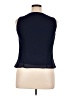 Miss Dorby 100% Polyester Blue Sleeveless Top Size 16 - photo 2