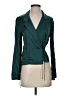 Wilfred 100% Cupro Green Long Sleeve Blouse Size XXS - photo 1