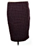Elle Plaid Burgundy Formal Skirt Size M - photo 2