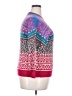 Stile Benetton Print Red Pullover Sweater Size 2X - photo 4