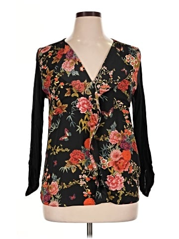 Femme by tresics Long Sleeve Blouse (view 1)