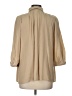 PaperWhite 100% Silk Tan 3/4 Sleeve Silk Top Size 10 - photo 2